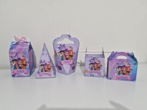 Kit 30 caixinhas personalizadas -Guerreiras do K-pop