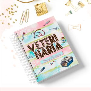 Caderno Profissões personalizada