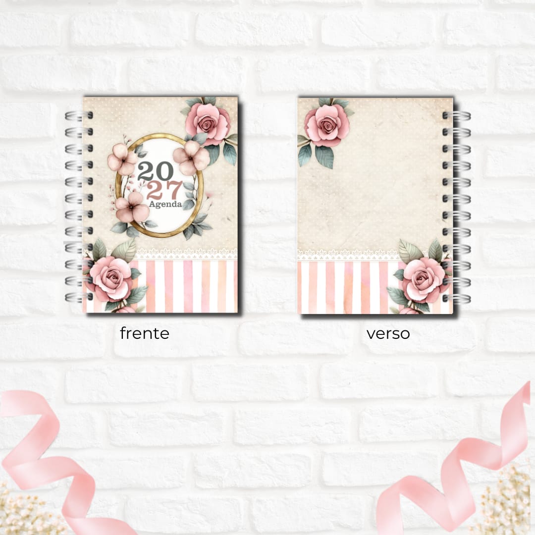 Agenda Sweet Floral 2027 PERSONALIZADO - Imagem 2